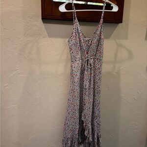 Rail floral dress